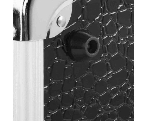 Embellir Portable Cosmetic Beauty Makeup Case - Crocodile Black