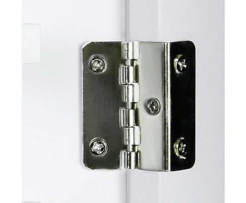 110cm Mirror with Cabinet - White