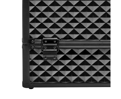 Embellir Portable Cosmetic Beauty Makeup Case - Diamond Black