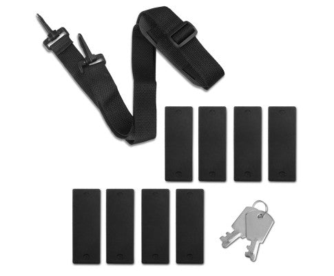 Embellir Portable Cosmetic Beauty Makeup Case - Crocodile Black