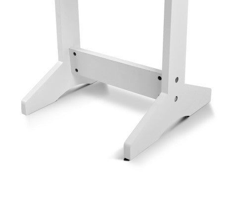 110cm Mirror with Cabinet - White