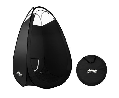 Portable Pop Up Tanning Tent - Black