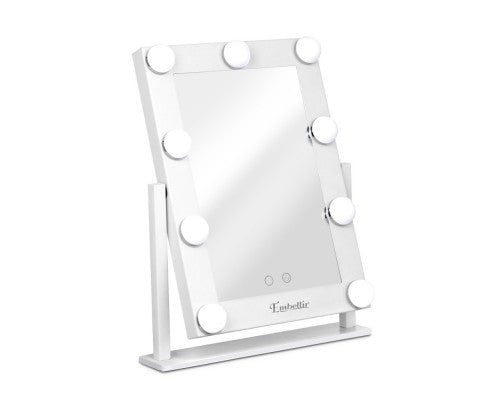 Embellir LED Standing Makeup Mirror - White