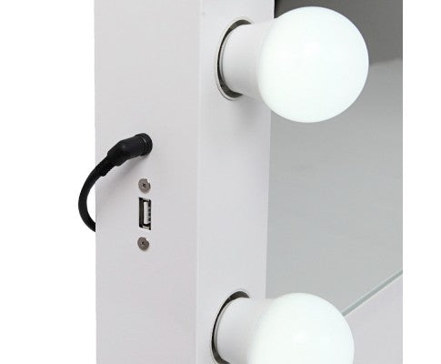 Embellir Make Up Mirror with LED Lights - White