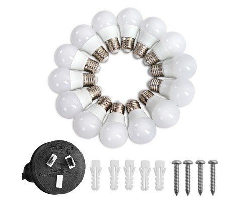 Embellir Make Up Mirror with LED Lights - Silver