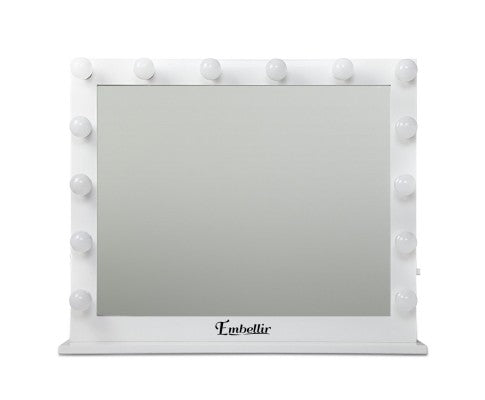 Embellir Make Up Mirror with LED Lights - White