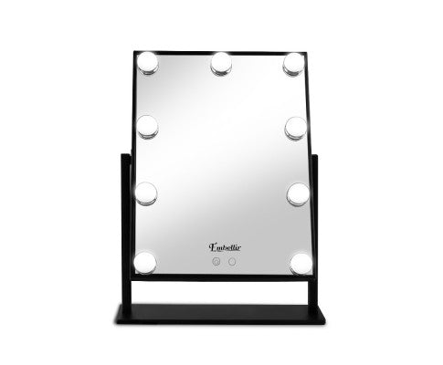 Embellir LED Standing Makeup Mirror - Black