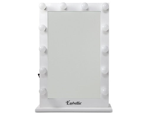 Embellir Make Up Mirror with LED Lights - White