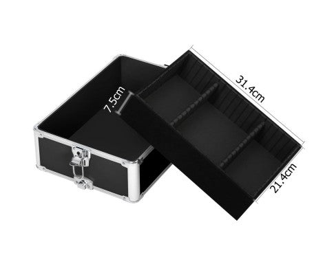 Embellir 7 in 1 Portable Cosmetic Beauty Makeup Trolley - Black