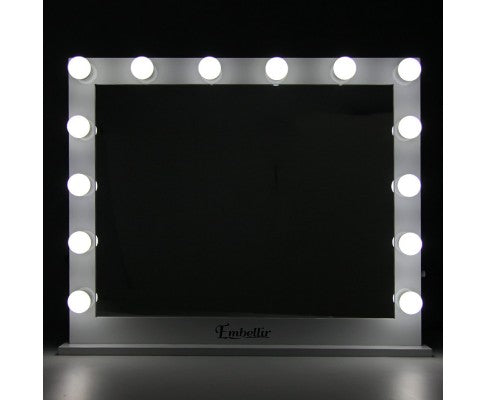 Embellir Make Up Mirror with LED Lights - White