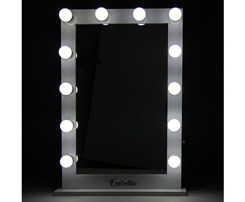 Embellir Make Up Mirror with LED Lights - White