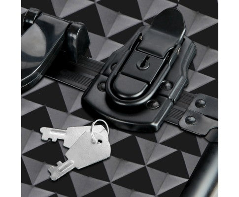 Embellir 7 in 1 Portable Cosmetic Beauty Makeup Trolley - Diamond Black