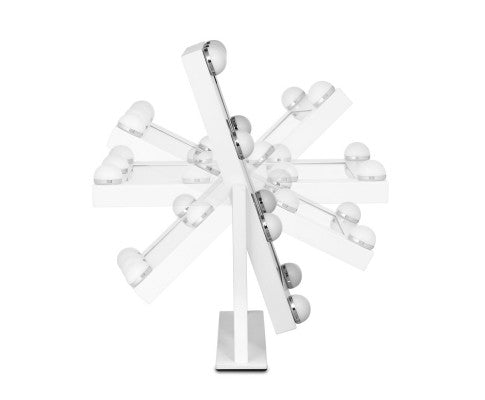 Embellir LED Standing Makeup Mirror - White