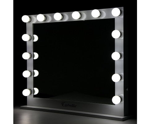 Embellir Make Up Mirror with LED Lights - White