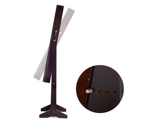 110cm Mirror with Cabinet - Walnut