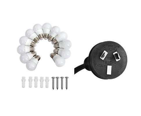 Embellir Holly Wood Make Up Mirror with LED Light Bulbs