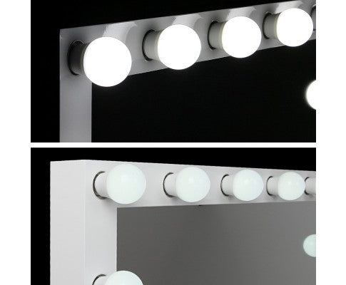 Embellir Make Up Mirror with LED Lights - White