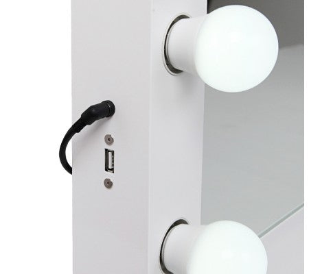 Embellir Make Up Mirror with LED Lights - White