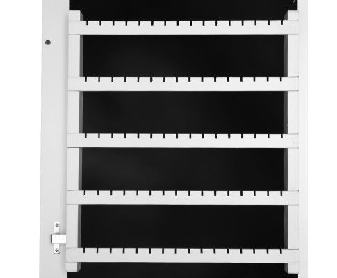 110cm Mirror with Cabinet - White