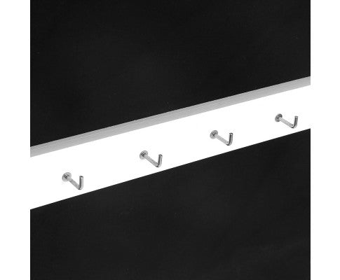 110cm Mirror with Cabinet - White