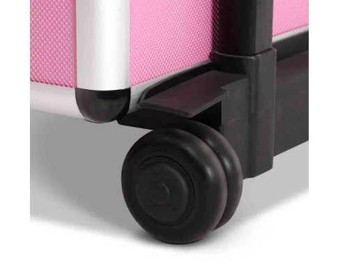 Embellir 7 in 1 Portable Cosmetic Beauty Makeup Trolley - Pink