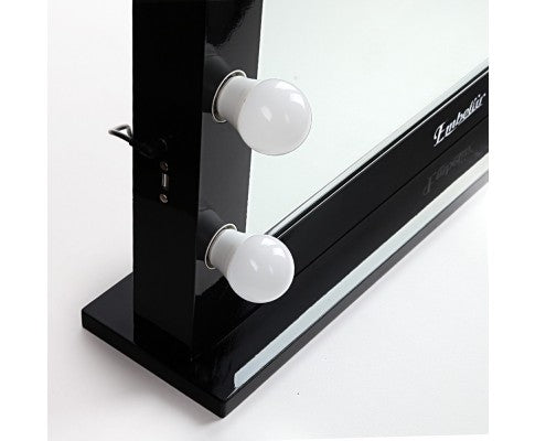 Embellir Make Up Mirror with LED Lights - Black