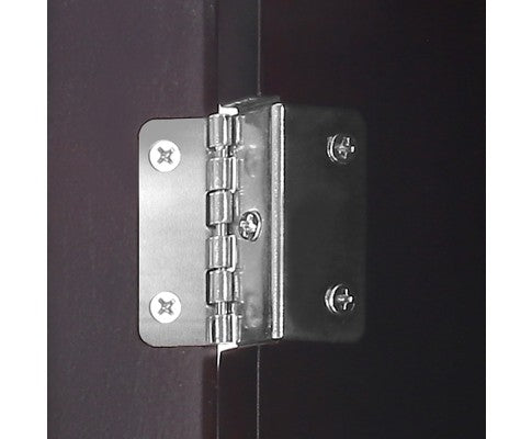 110cm Mirror with Cabinet - Walnut