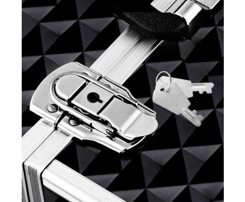 Embellir Portable Cosmetic Beauty Makeup Carry Case - Diamond Black