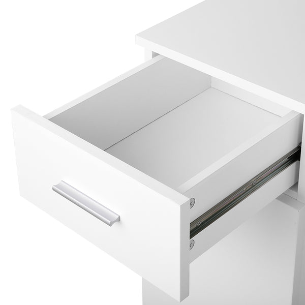 Dressing Table with Mirror - White